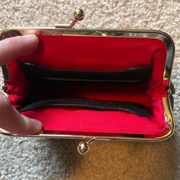 Dooney & Bourke Black Leather Coin Purse - Picture 6 of 14